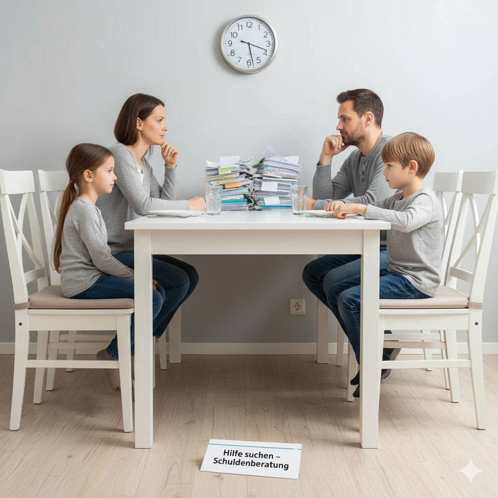 Finanzielle Sorgen betreffen viele Familien. Privatinsolvenz oder wie weiter?