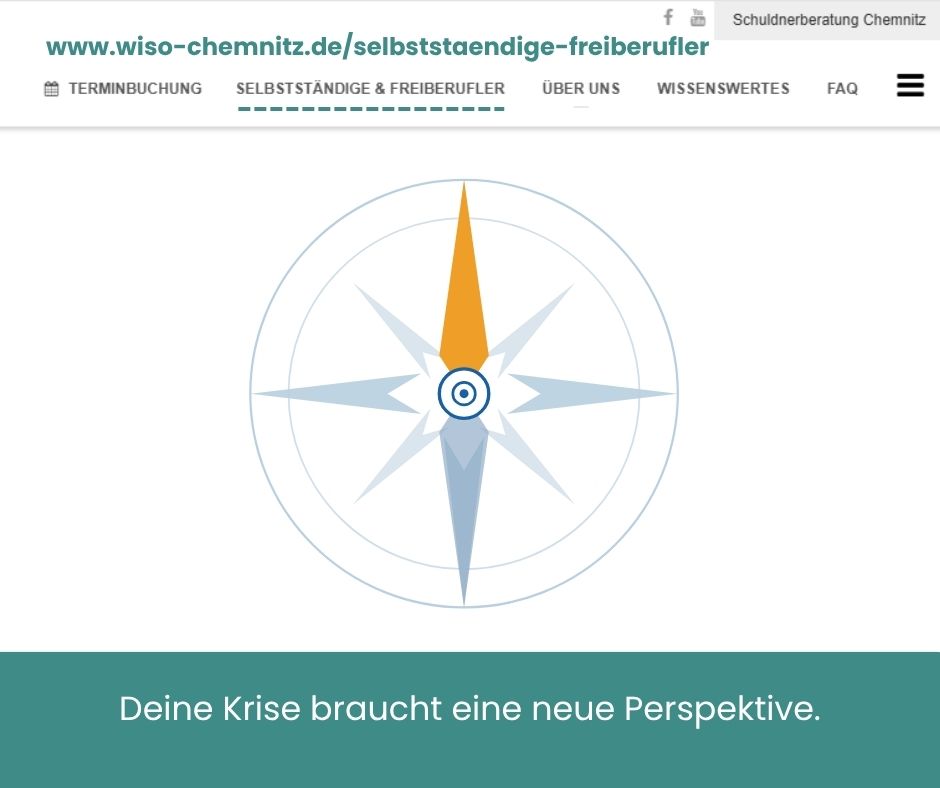 Schuldnerberatung Chemnitz Deine Krise braucht eine neue Perspektive, Kompassrose