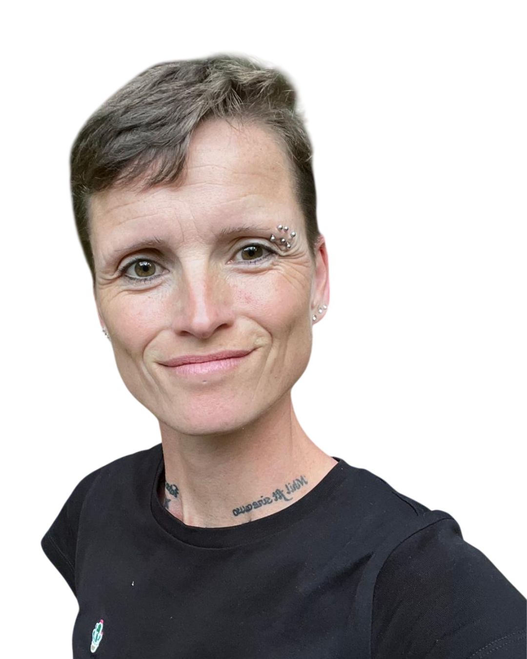 Michaela, Online Marketing Managerin, tattoowierte Frau